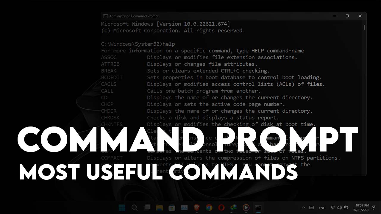 CMD commands